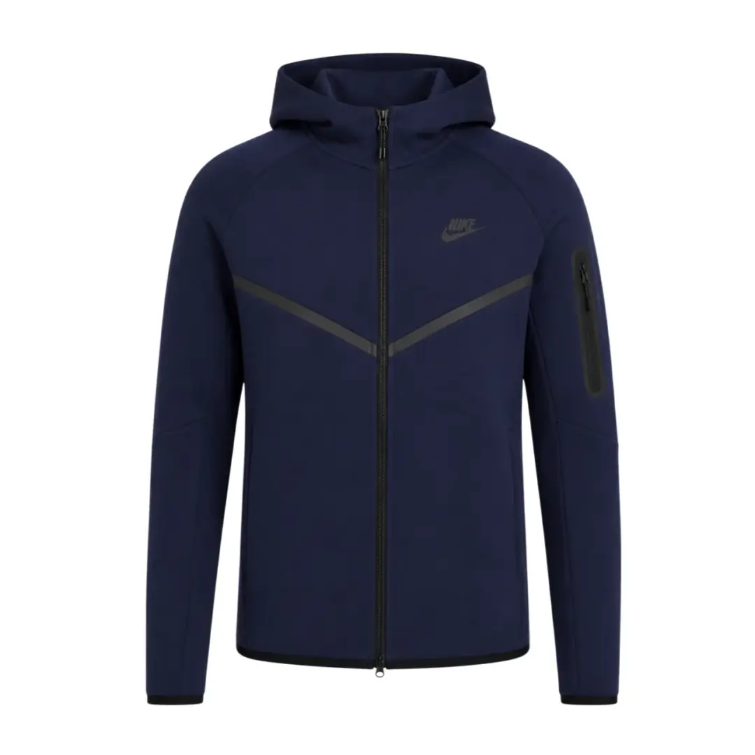 Nike Tech Fleece Navy Blue Hoodie (Beden: XL)